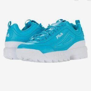 EUC Fila Disrupter 2 Blue and White BACK TO SCHOOL